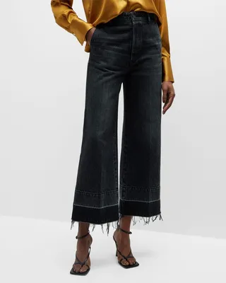 Elba Cropped Wide-Leg Jeans