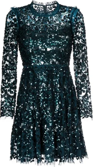 Alicia sequin-embellished mini dress
