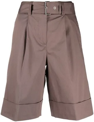 Belted Tailored Shorts