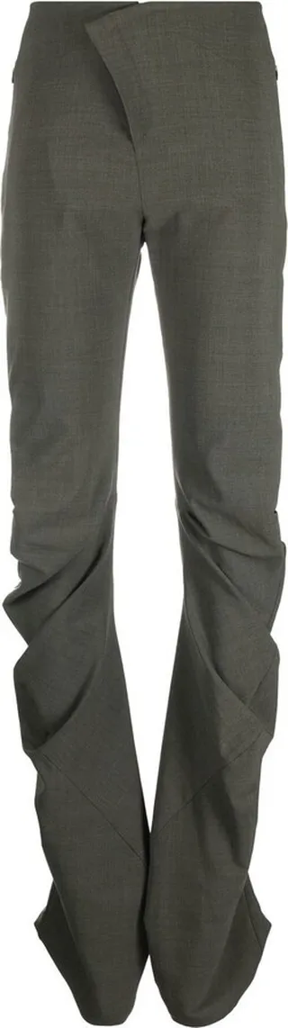 Draped Skinny Trousers