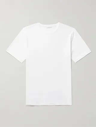 Sea Island Cotton-Jersey T-Shirt