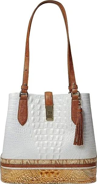 Brahmin Alamosa Fiora Tote (Dune) Handbags