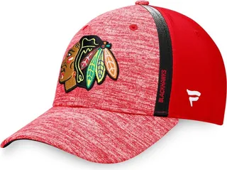 Men's Fanatics Branded Red Chicago Blackhawks Defender Flex Hat