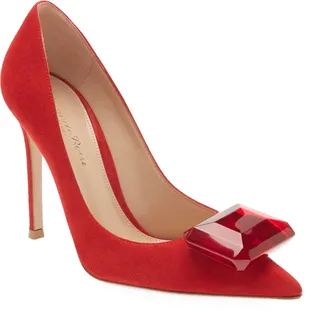Jaipur Crystal Pointed Toe Pump