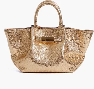 Gold Mini New York Bag