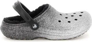 Classic Lined Glitter Clogs