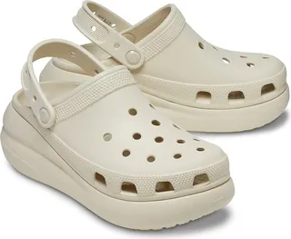 Crocs Classic Crush Clog (Bone) Shoes