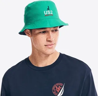 Nautica Mens Nautica X Urban Necessities Reversible Bucket Hat