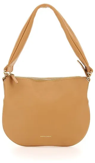 Mansur Gavriel Swing Logo Embossed Mini Shoulder Bag