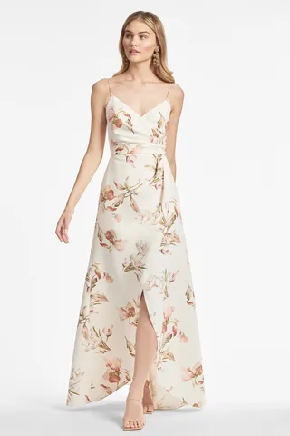 Abby Gown - Eggshell Venetia Petals