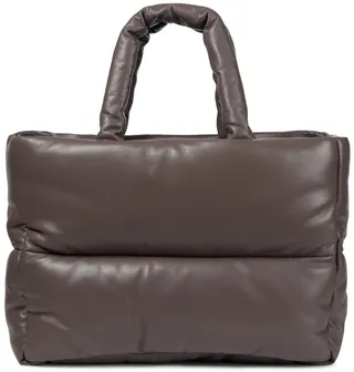 Dafne padded leather tote