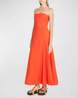 Arion Strapless Ankle Dress