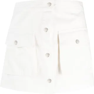 High-Waisted Cotton Shorts