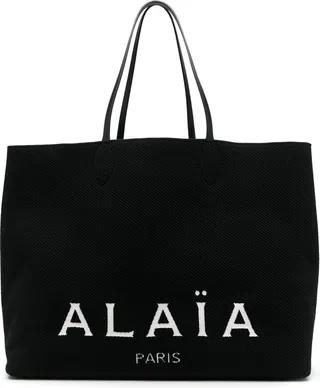 ALAÏA- Logo Large Shopping Bag