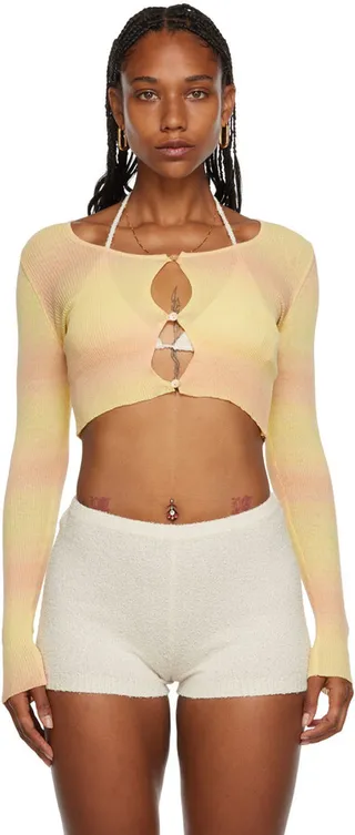 Paloma Wool Yellow Sauce Cardigan