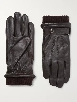 Henley Touchscreen Leather Gloves