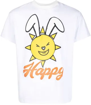 graphic-print short-sleeved T-shirt