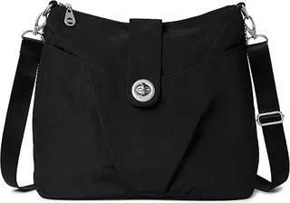 Baggallini Helsinki Crossbody Hobo (Black) Handbags