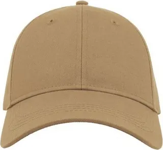 Atlantis Unisex Adult Curved Twill Baseball Cap - Khaki