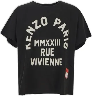 Kenzo Logo-Patch Crewneck T-Shirt