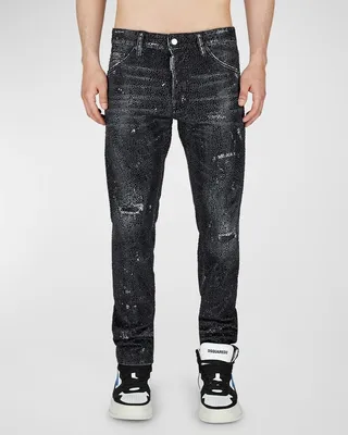 Men's Crystal Galaxy Cool Guy Jeans