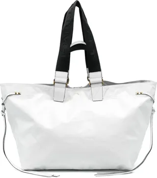 Wardy crinkle-effect tote bag