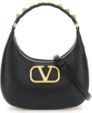 Valentino Garavani Roman Stud VLogo Plaque Tote Bag