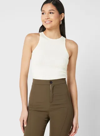 Ribbed Knitted Top
