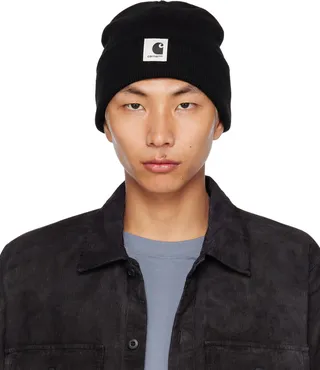 Carhartt Work In Progress Black Ashley Beanie