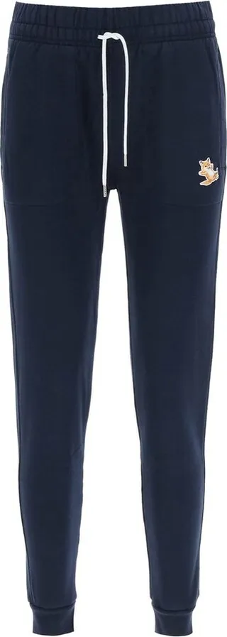 Maison Kitsuné Fox Motif Drawstring Track Pants