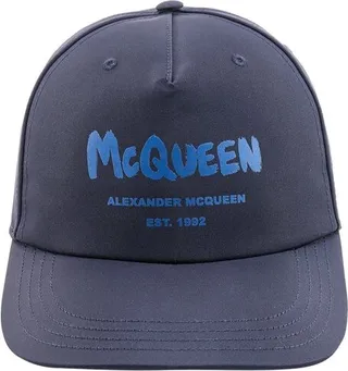 Alexander McQueen Logo Printed Baseball Cap