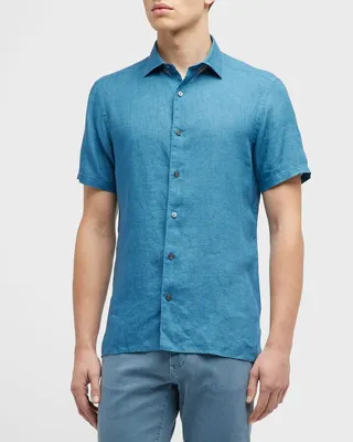 Men's Linen Sport Shirt