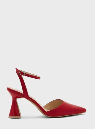 Ankle Strap Pointed Pump