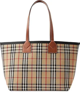 Medium London Check Tote Bag