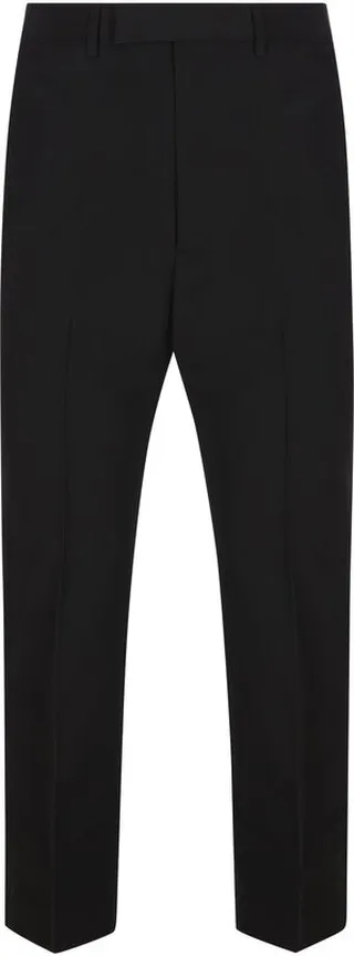 Gucci Straight Leg Cropped Poplin Chino Trousers