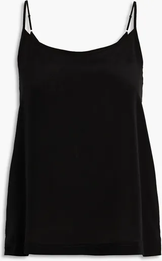 Silk-charmeuse camisole