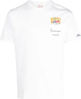 embroidered-logo short-sleeve T-shirt