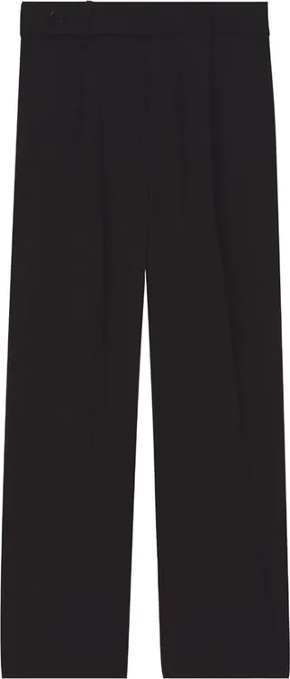 Wide-Leg Cropped Trousers