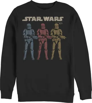 Men's Star Wars: The Rise of Skywalker Stormtrooper Trio Sweatshirt - Black - Large