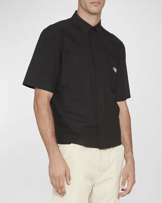 Men's 2-Pocket Cotton Sport Shirt