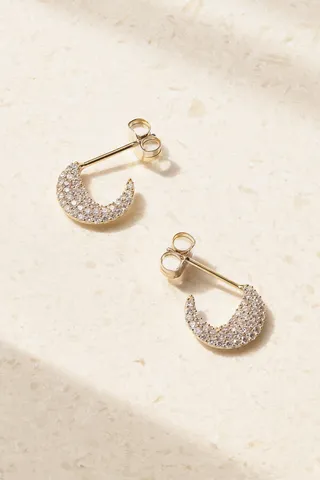 By Pariah - 9-karat Recycled Gold Laboratory-grown Diamond Earrings - One size