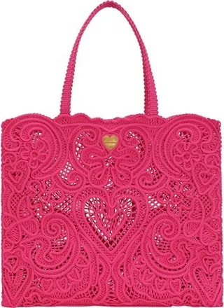 Large cordonetto lace shopper