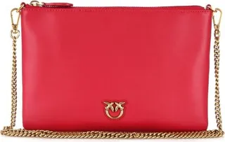 Shoulder Bag With Logo Plaque
