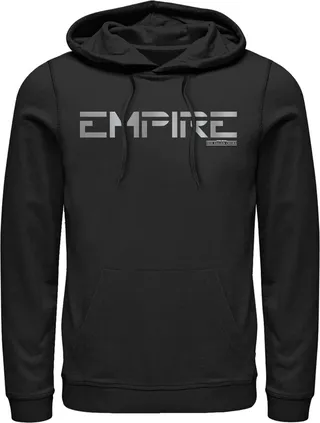 Men's Star Wars Jedi: Fallen Order Empire Label Pull Over Hoodie - Black - 3X Large