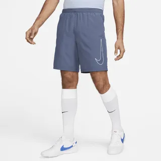 Nike Men's Dri-FIT Academy Woven Soccer Shorts in Blue