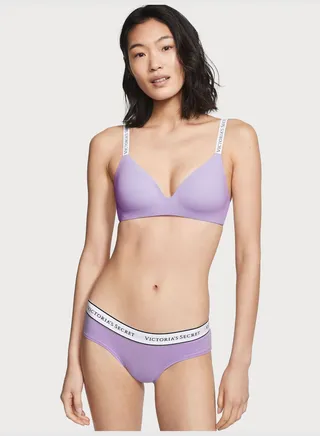 Logo Cotton Cheeky Panty