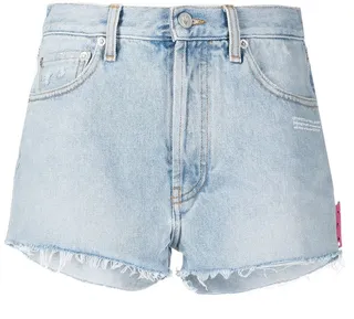 Frayed Edge Denim Shorts