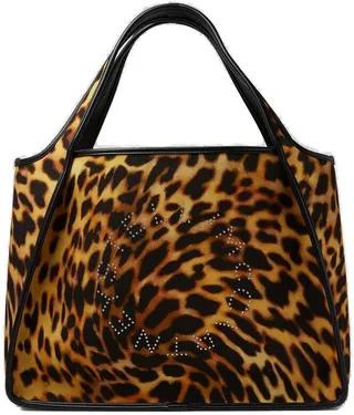 Stella McCartney Leopard Print Tote Bag