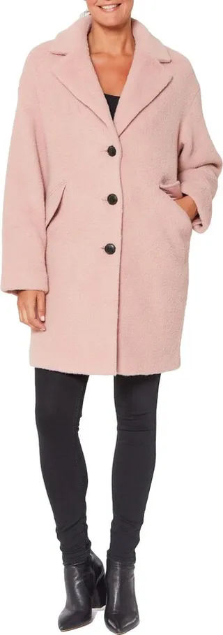 Womens Winter Cold Weather Wool Coat