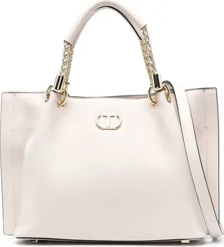 Logo-Plaque Tote Bag